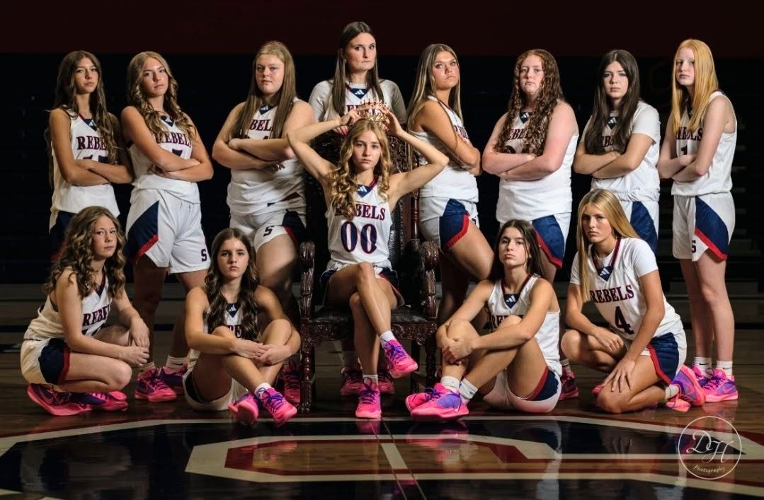 Original supplied Southwestern Lady Rebels basketball team photograph